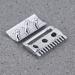 Minkissy 3x Durable Blade Razor Tool - Shaving Protection Comb & Alloy Trimmer - Safe Vagina Care - Replacement Heads - Home Salon Supplies - Silver - Buy Online on GoSupps.com