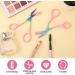 Professional Eyebrow Trimmer Scissors with Comb Stainless Steel Hair Removal Tool for Men & Women (Pink) | Portable Beauty Accessory - Buy Online on GoSupps.com