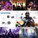 Buy Hearprotek Concert Ear Plugs - 2 Pairs Reusable High Fidelity Noise Reduction Ear Protection for Concerts Raves & Festivals - Tinnitus Relief - Black - Buy Online on GoSupps.com