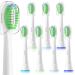 Sulkiwe sensive replacement brushes compatible with Philips Sonicare Electric toothbrush sensive toothbrush head suitable for Phillips sonicare sound toothbrush 3100 4500 5100 9000 8 (white)