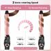 Buy Rotating Curling Iron - 1 Inch Automatic Self Curling Hair Curler Dual Voltage 20 Temp Settings Perfect for Long-Lasting Curls & Waves - Ideal for Medium to Long Hair - Buy Online on GoSupps.com