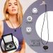 Shop Organic Black Mulberry Silk Eye Mask Gift Set - Hypoallergenic Sleep Mask with Necklace & Oil Roller - Buy Online on GoSupps.com