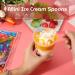 200 PCS Colourful Mini Disposable Tasting Spoons Plastic Assorted Ice Cream Scoops Dessert Scoops Tiny Spoons with Multi Colour - Buy Online on GoSupps.com