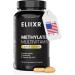 Eliixr Methylated Multivitamin | with 1500 mcg of Active Folate Methylated B12 Vitamin A C K2 D3 E Choline Biotin ALA CoQ10 B-Complex and More | 90 Capsules-3 Month Supply | Made in The USA 90 Count (Pack of 1)