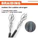 Valuemax 2m Safety Loop Cable - Plastic Coated Steel Cable for Bicycle Motorcycle & eBike | 12mm Thick Black - Secure Your Ride! - Buy Online on GoSupps.com
