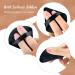 2 Pcs Triangle Velvet Makeup Powder Puffs - Black & White - Buy Online on GoSupps.com