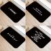 LUYANhapy9 Carpet Tapestry Floor Mat 40x60cm Bathroom Letter Print Non-Slip Water Absorption Doormat Floor Rug Carpet Black 5 - Buy Online on GoSupps.com