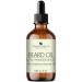 OPO - Organic Beard Oil for Men: 4 oz Sandalwood Non-GMO Vegan Facial Hair Conditioner for Fast Growing Beard Mustache Eyelash & Eyebrows