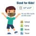 WECARE Disposable Face Masks for Kids - 50 Individually Wrapped Fall Print Masks | Safe Stylish & Comfortable Shipping Worldwide - Buy Online on GoSupps.com