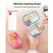 Portable Travel Pill Organizer 4-Pack | ZIKEE Easy Open Large Medicine Organizer for Fish Oils & Vitamins | Compact Daily Pill Holder for Purse & Pocket - Buy Online on GoSupps.com