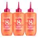 L'Oreal Paris L'Or al Paris Elvive Dream Long Wonder Water Lamellar Liquid Balm for long straight hair - 3 bottles of 200 ml each