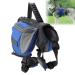 Cyrank Dog Backpack Harness Dog Vest Dog Saddlebag Dog Hiking Backpack Dog Harness with Pockets for Small Medium Large Dog(M)