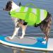 Wallpage Dog Wimming Vest - Adjustable Lifesaver Bathing Suit for Small Medium & Large Dogs - Green - Buy Online on GoSupps.com