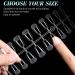 240 Extra Short Coffin Gel Nail Tips Set for Nail Art - Soft Full Cover False Nails in 12 Sizes - PMMA Pre-Buffed Artificial Nails for Gluing - Buy Online on GoSupps.com