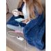 Eldom KT100 Bushy Heating Blanket - Electrical Washable with Overheating Protection 9 Heat Levels & Timer | Plush Cozy Fluffy Blanket | 160x120 cm Blue - Buy Online on GoSupps.com