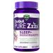 ZzzQuil Pure Zzzs Muscle Relaxation Melatonin Sleep Aid Gummies Supports Muscle Function Helps You Fall Asleep Naturally Fast Melatonin + Magnesium No Next-Day Grogginess Drug-Free 60ct 60 Count (Pack of 1)