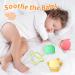 Treela 6 Pack Silicone Baby Teething Toys | BPA-Free Baby Chew Toys | Mitten Teething for Babies | Satisfy Sucking Needs - Buy Online on GoSupps.com