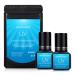 UV Lash Glue for Eyelash Extensions 2 Pack UV Eyelash Extension Glue 8-9 Weeks Retention Waterproof Powerful UV Eyelash Glue for Professional Use Only