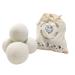 Reusable Wool Dryer Balls Organic Laundry Fabric Softener Natural Dryer Sheets Alternatives XL 4-PK