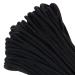Paracord Planet - Genuine Type III 550 Paracord Nylon Colors Multiple Sizes  550 LB Tensile Strength 100 feet Black