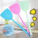 BAMFY Fly Swatter for Indoors 6 Pcs Manual Fly Swatters Plastic Fly Swat Set Heavy Duty with Long Handle Fly Swatters for Kitchen Home - Buy Online on GoSupps.com