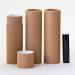 3 OZ Kraft Brown Paperboard Lip Balm/Salve/Cosmetic/Deodorant Tubes (12)
