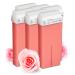 Kosmetex Pink Wax Cartridges for Hair Removal - Roll On Warm Wax 6x100ml Pack - Effective & Easy Waxing Solution - Buy Online on GoSupps.com