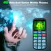 Uleway 4G Senior Cell Phone - Contract-Free Large Buttons SOS & Flashlight 1.7 LCD USB-C Charging Perfect for Seniors - Buy Online on GoSupps.com