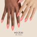MEGIOR Pink Gel Nail Polish 15ml Coral Pink Gel Polish High Gloss Soak Off UV LED Nail Gel Polish for Nail Art Manicure Salon DIY Home Gift for Girls Pink Ambition - Buy Online on GoSupps.com