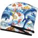Hair Towel Wrap for Quick Drying - Marine Animals Design | Hair Drying Turban with Button for Easy Use - Buy Online on GoSupps.com