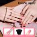 LKE Gel Nail Polish Kit with 72W UV Nail Lamp | 6 Nude Pink White Colors | Gel Top & Base Coat | DIY Manicure Set for Women - M02-Pink Nude - Buy Online on GoSupps.com