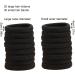Black Hair Bands - Seamless Hair Tie Ponytail Holders Hair Elastic Bands Ponytail Holders Hair Scrunchies Comfortable For Women Girls - Buy Online on GoSupps.com