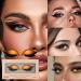 Pansements pour fard paupi res paresseux | R utilisable - Maquillage des yeux adh sif pour femme | R sistant la salet - Longue dur e - Pour femme f te voyage soir e mariage Halloween sc ne Orange - Buy Online on GoSupps.com