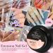 Nude Color Nail Extension Gel Kit with Nail Brush & 100Pcs Forms - UV/LED Builder Gel for Nails Art Beginners - Buy Online on GoSupps.com