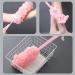 TSHAOUN 2-Piece Long Handle Bath Brush and Sponge Set for Men and Women - Exfoliating Body Brushes with Soft Mesh Scrubber Loofah in Blue, Pink, Black, and Grey - Buy Online on GoSupps.com