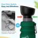 Pecute Dog Water Bottle - Foldable Safe & Non-Toxic Portable Pet Water Bottle for Outdoor Activities - 850ml Green XL - Buy Online on GoSupps.com