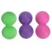 Verdant Touch Yoga Massage Ball Peanut Massage Ball Silicone Yoga Training Fascia Muscle Relaxation Fitness Equipment Purple Rose Red Green