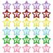 30 Pieces Metal Snap Hair Clips Star Hair Clips No Slip Hair Clips Cute Fun Star Designs Colorful Star Hair Barrettes Star Hair Accessories for Women Teens Girls Kids Toddlers