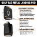 Metal Landing Pads for Magnetic Golf Towel & Accessories - Quick Access & Organized Storage - Golfers Gift - Patent Pending (Black) - Buy Online on GoSupps.com
