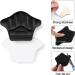 Sibba 2Pairs Heel Grip Cushion Pads - Self-Adhesive Shoe Inserts for Improved Fit and Comfort in Black - Buy Online on GoSupps.com