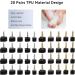 High Heel Tips Replacement Caps - 20 Pairs Shoe Repair Kit for Women | U Shape Heel Inserts | 5 Sizes Available (Black - Buy Online on GoSupps.com