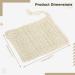 COSYOO 100 Pcs Sisal Soap Saver Bags | Plastic-Free & Reusable | Natural Exfoliating Bag for Bath & Shower | Zero Waste Soap Mesh Bag - Foaming & Drying | 100pcs - Buy Online on GoSupps.com