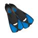 Deep Blue Gear Aqualine Short Fins for Snorkeling, Swimming, and Diving Size 13-14 Blue