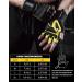 Manueklear Training Gloves for Men & Women - Strength Sports CrossFit Bodybuilding Cycling - Yellow - Buy Online on GoSupps.com