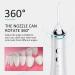 GeRRiT Professional Water Flosser Cordless Rechargeable Oral Irrigator Dental Ultra Water Jet for Teeth Care with 5 Jet Tips 3 Modes IPX7 Waterproof 300ML Water Tank for Teeth - Buy Online on GoSupps.com