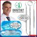 Professional Dental Hygiene Kit - Stainless Steel Teeth Cleaning Tools for Plaque and Tartar Removal, Oral Care Set with Scraper, Scaler, Pick - Includes Case - Buy Online on GoSupps.com