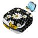 Camomiles Women Napkin Storage Bag Portable Ladies Teen Girls Menstrual Cup Nursing Pad Holder