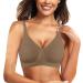 2024 AI Women s Seamless Sports Bra - Front Side Buckle Lace Edge No Steel Ring - Yoga & Sleep Compression Bra - Coffee XL - Buy Online on GoSupps.com