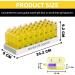 2-Times-A-Day Monthly Pill Box Organizer with 32 Compartments - Easy Open Design for Children, Elderly, and Arthritic Hands - Yellow - Buy Online on GoSupps.com