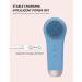 BSROLUNA 3-in-1 Silicone Face Brush for Cleansing & Exfoliating - Sonic Facial Scrubber in MistyBlue - Buy Online on GoSupps.com